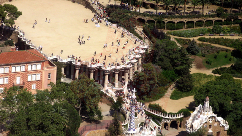 Park Guell From Above